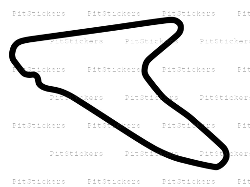Dubai Autodrome Hill Handling Course Sticker