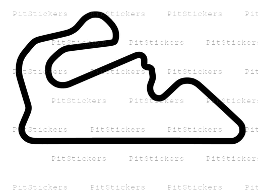 Dubai Autodrome National Course Sticker