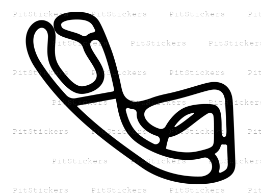 Englishtown Raceway Park (Old Bridge Township) Full Layout Sticker