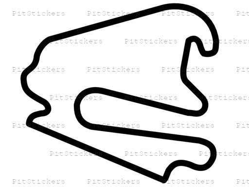 EuroSpeedway Lausitz 4.5km Circuit Sticker