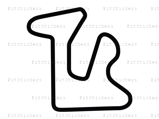 GingerMan Raceway Original Course Sticker