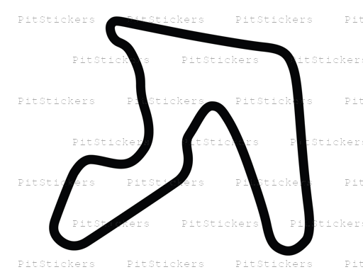 Hallett Motor Racing Circuit Sticker