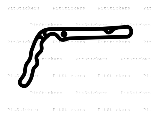 Hethel Test Track Full Circuit Sticker