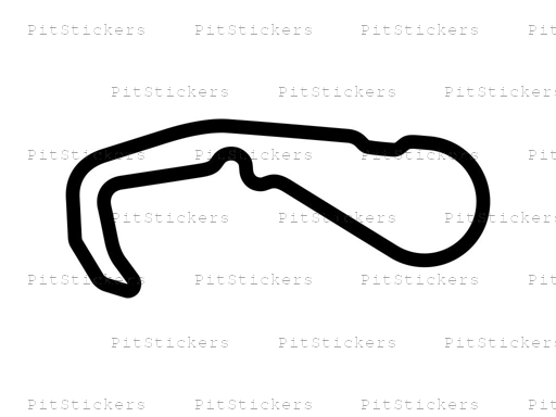 Highlands Motorsports Park D Sticker