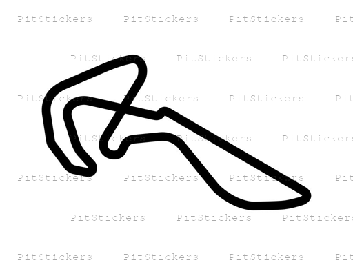 Highlands Motorsports Park E Sticker