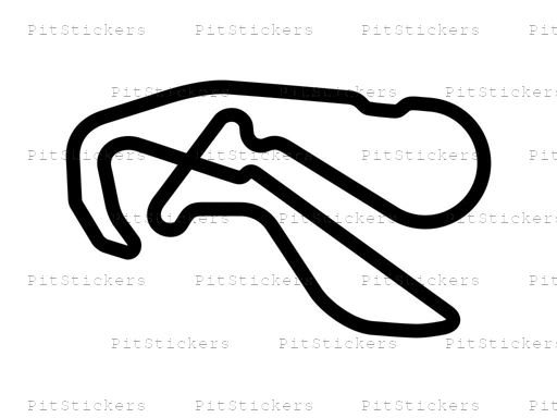 Highlands Motorsports Park GT Circuit Sticker