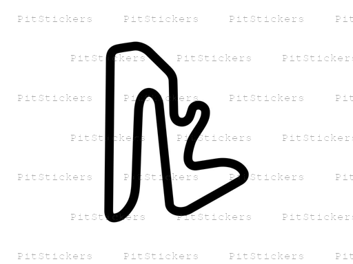 Hill Country Kart Club Layout B Sticker