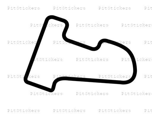 Hutchinson Island Race Track Sticker