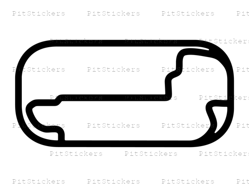 Indianapolis Motor Speedway Combined Circuit Sticker