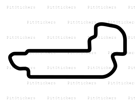 Indianapolis Motor Speedway Road Course Circuit Sticker