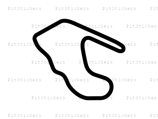 Ingliston Racing Circuit 1.651km Sticker