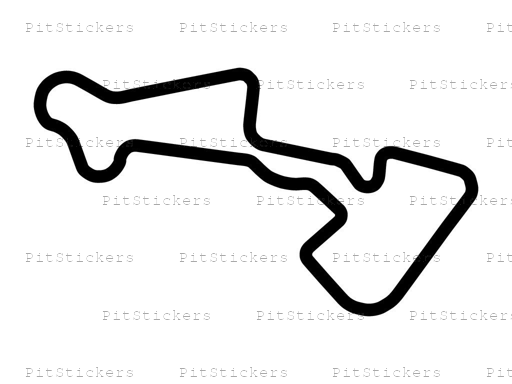 Irungattukottai Race Track Full Circuit Sticker