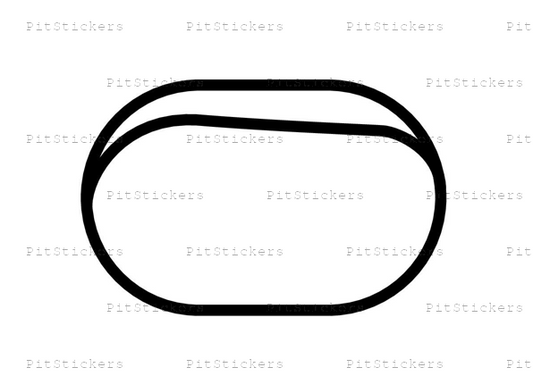 Langley Speedway Oval Sticker