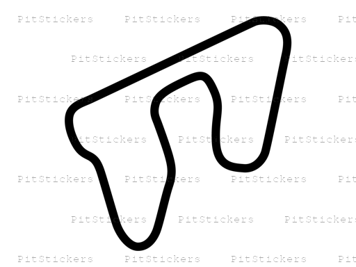 Las Vegas Motor Speedway Exotics Racing A Course Sticker