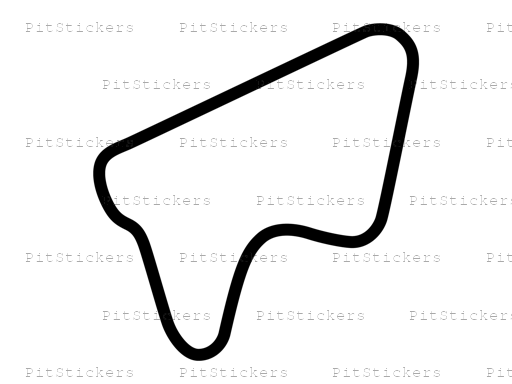 Las Vegas Motor Speedway Exotics Racing B Course Sticker