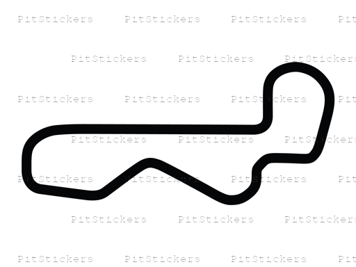 Las Vegas Motor Speedway Infield Course Sticker