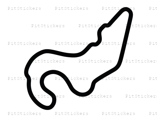 Las Vegas Motor Speedway North Course Sticker