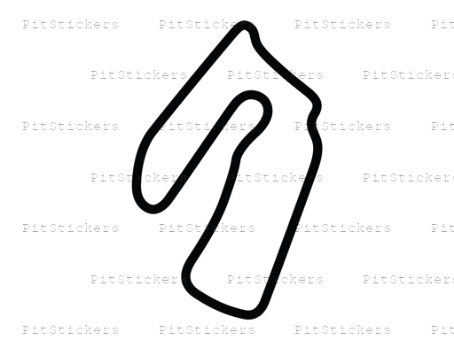 Las Vegas Motor Speedway Old South Course Sticker