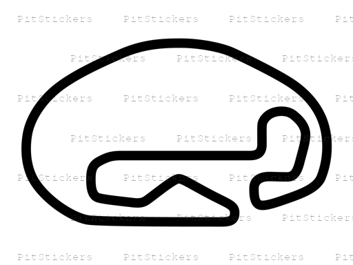 Las Vegas Motor Speedway Roval Sticker