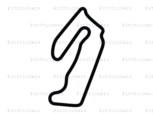 Las Vegas Motor Speedway South Course Sticker
