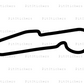 Leipzig Porsche Testing Centre 'B' Circuit Sticker