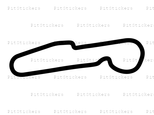 Leipzig Porsche Testing Centre 'B' Circuit Sticker