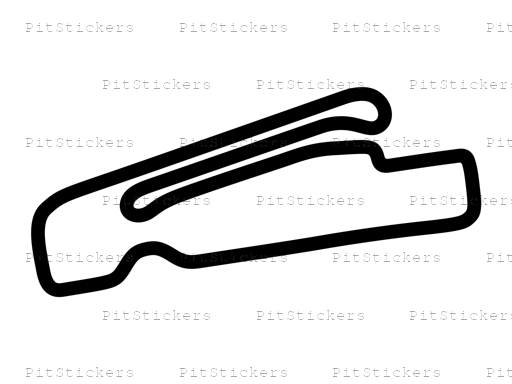 Leipzig Porsche Testing Centre 'C' Circuit Sticker