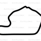 Lime Rock Park with Chicanes Variant 2 Sticker