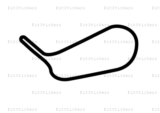 Mallory Park Circuit Sticker