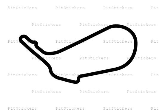 Mallory Park Motorcycle Circuit Sticker