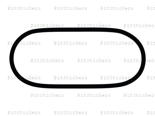 Milwaukee Mile Oval Sticker