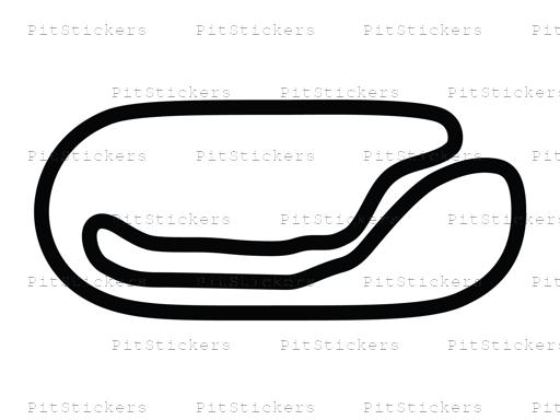Milwaukee Mile Road Course Sticker