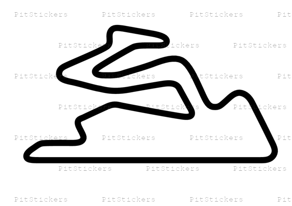 Monte Blanco V5 GP Circuit Sticker