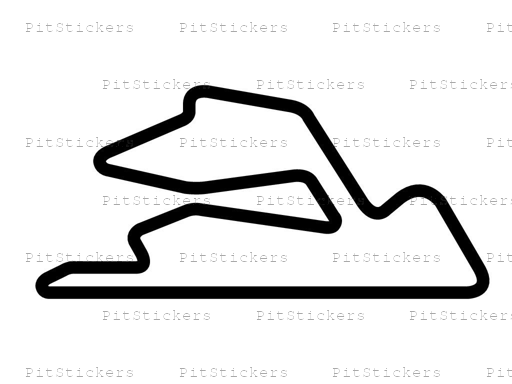 Monte Blanco Variant 1 Circuit Sticker