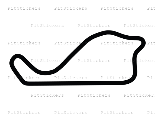 Morgan Park Raceway B Course Sticker
