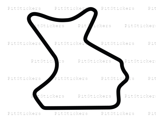 Morgan Park Raceway E Course Sticker