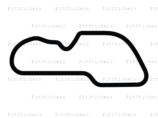 Morgan Park Raceway F Course Sticker