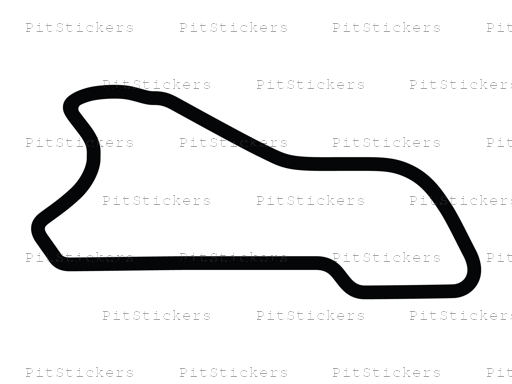 Morgan Park Raceway H Course Sticker