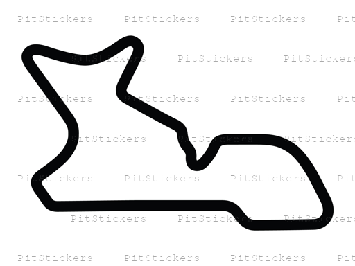 Morgan Park Raceway J Course Sticker