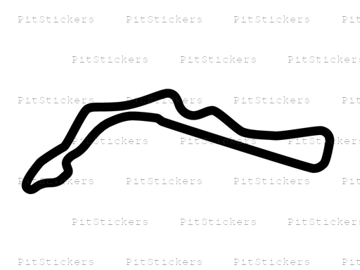 Most Autodrom Full Course Sticker
