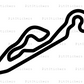 National Corvette Museum Motorsports Park Grand Full Course Sticker