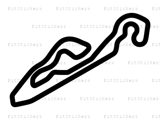 National Corvette Museum Motorsports Park Grand Full Course Sticker