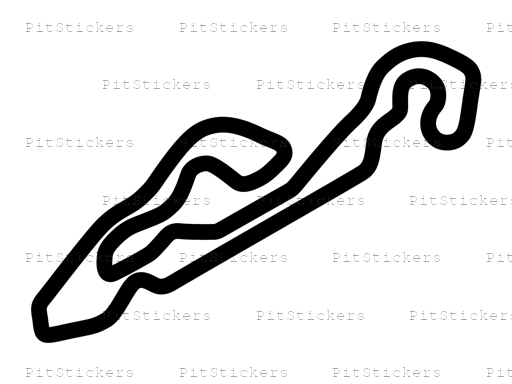 National Corvette Museum Motorsports Park Grand Full Course With Chicane Sticker