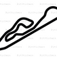 National Corvette Museum Motorsports Park Grand Max Course Sticker