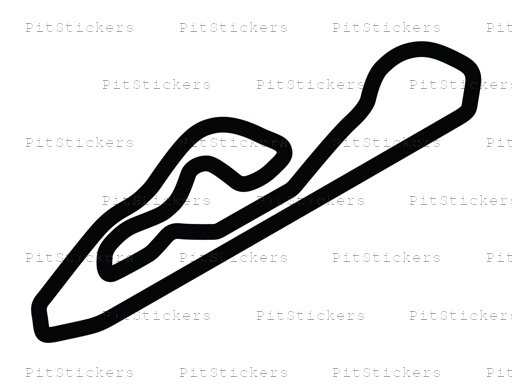 National Corvette Museum Motorsports Park Grand Max Course Sticker
