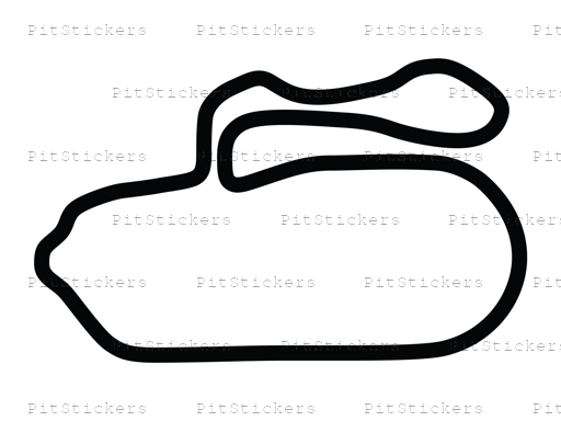 New Hampshire Motor Speedway Roval Course Sticker