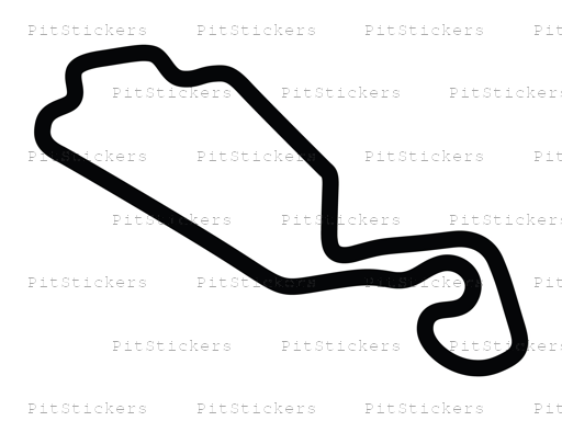New Jersey Motorsports Park Thunderbolt with Both Chicanes Sticker