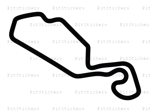 New Jersey Motorsports Park Thunderbolt with Chicane 2 Sticker