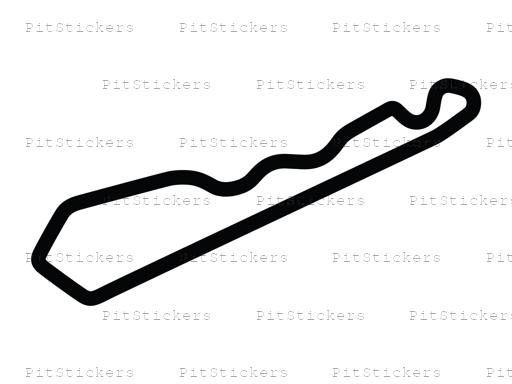 NOLA Motorsports Park - North Course C Sticker