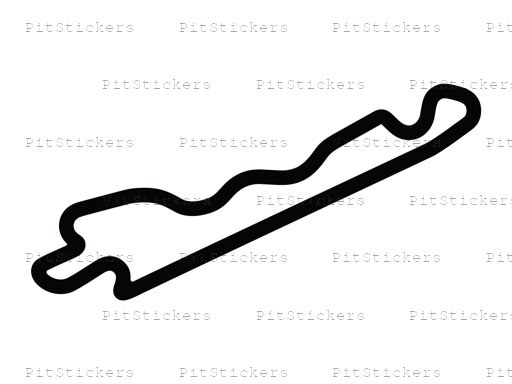 NOLA Motorsports Park - North Course D Sticker